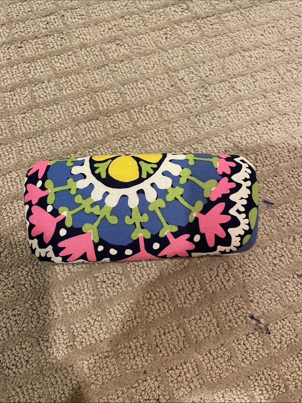 Vera Bradley Colorful Floral Pattern Eyeglass Case